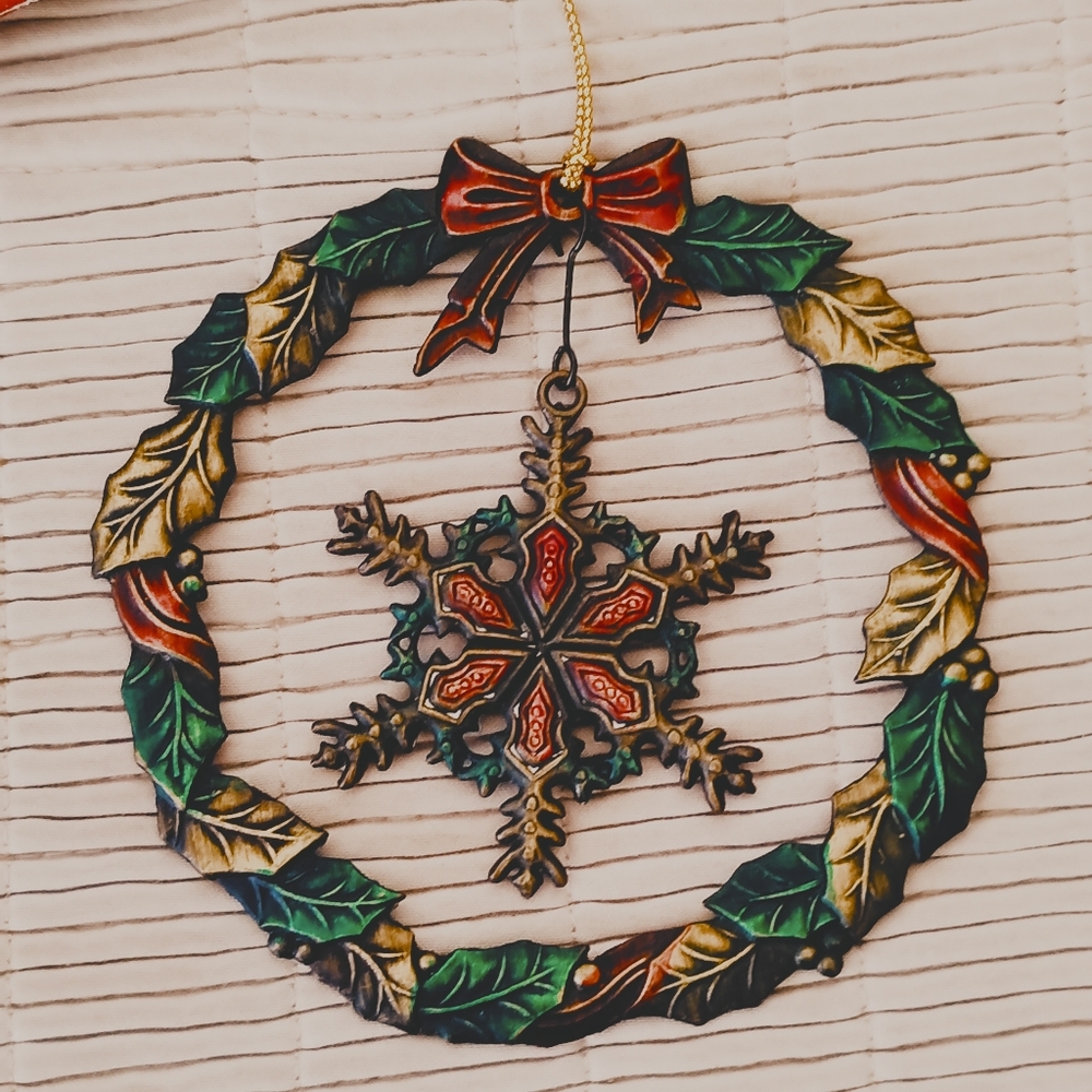 Russ Heirloom Collection Snowflake Christmas Ornament